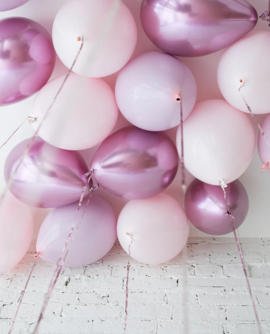 Modern Mauve - 11in Ceiling Balloons - set of 25
