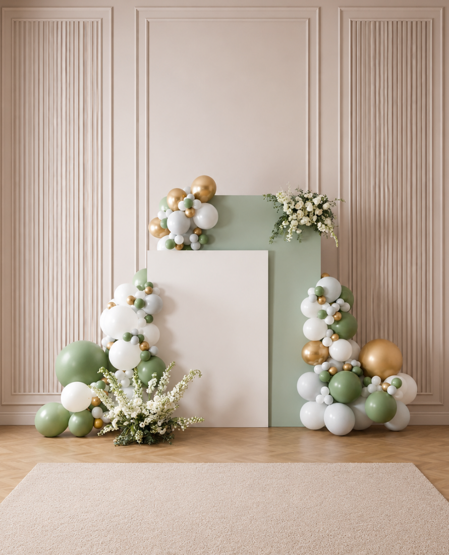 With Balloon Garland Signature