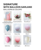 With Balloon Garland Signature
