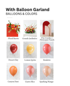 With Balloon Garland Signature