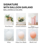 With Balloon Garland Signature