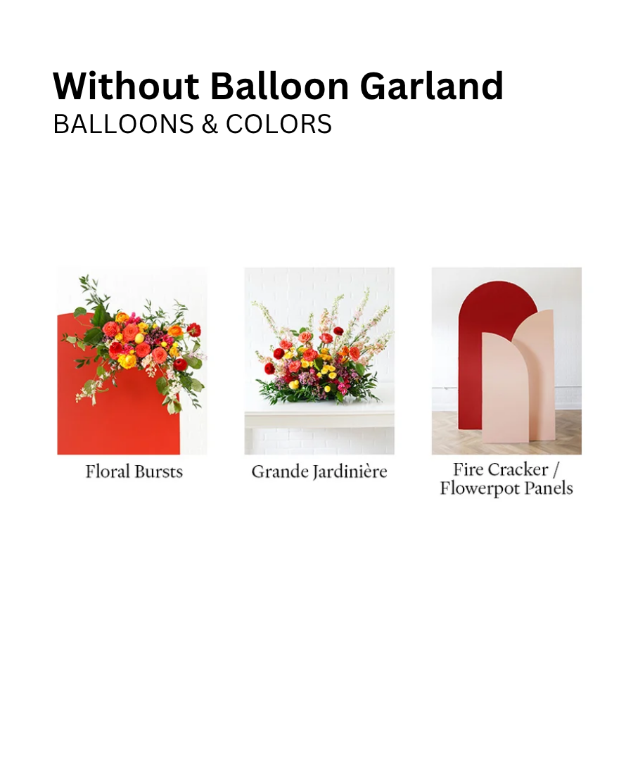 Without Balloon Garland Signature