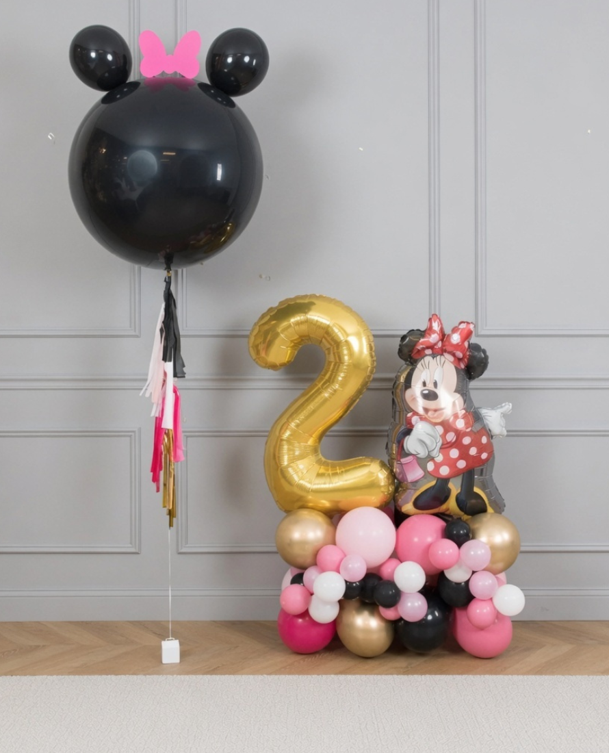 Pink Magical Party Mouse Theme - The Delightful Duo Decor Set
