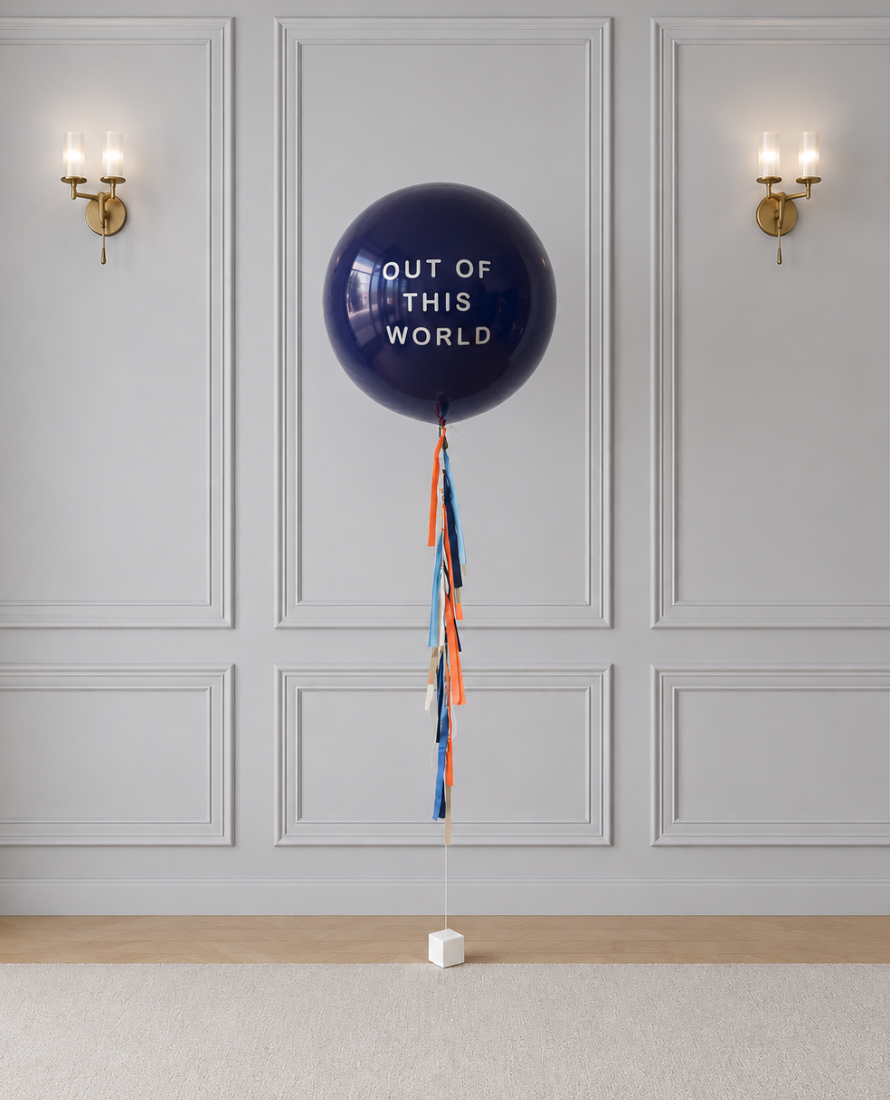 Space Theme Specialty Giant Balloon and Tassel