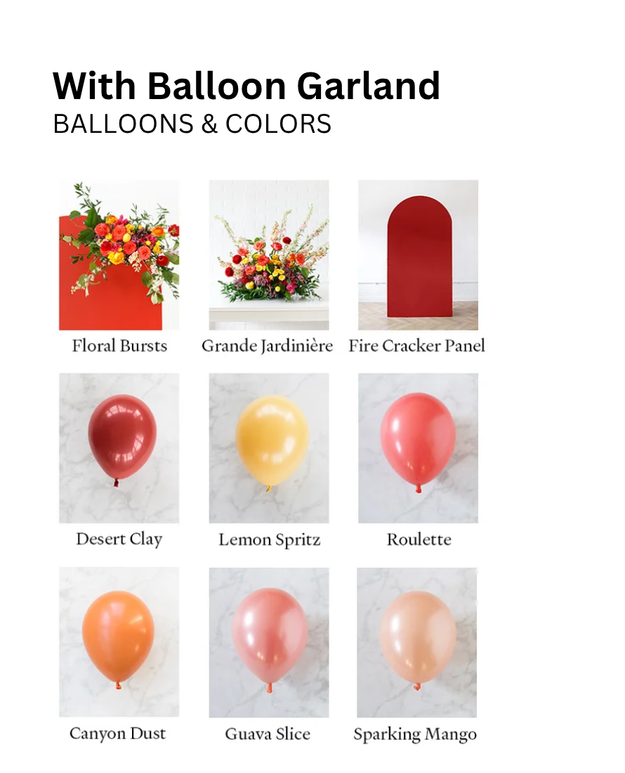 With Balloon Garland Essential