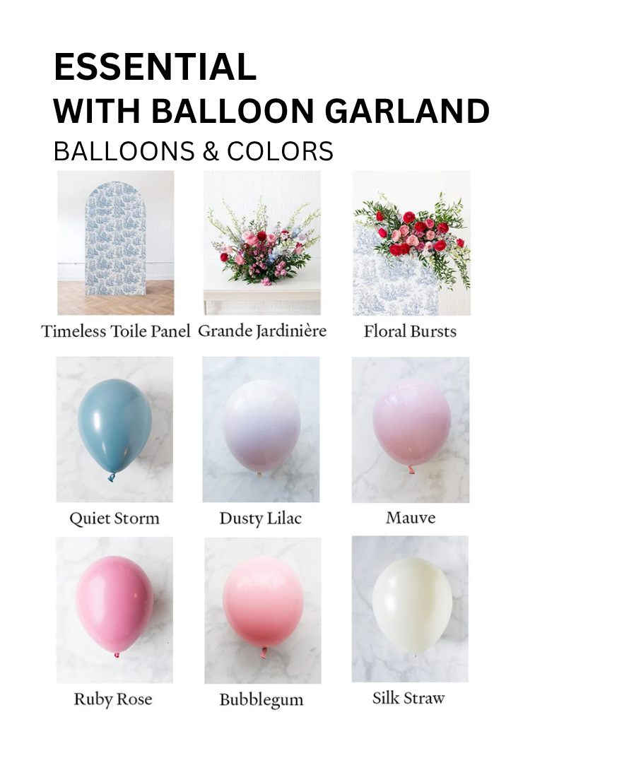 With Balloon Garland Essential