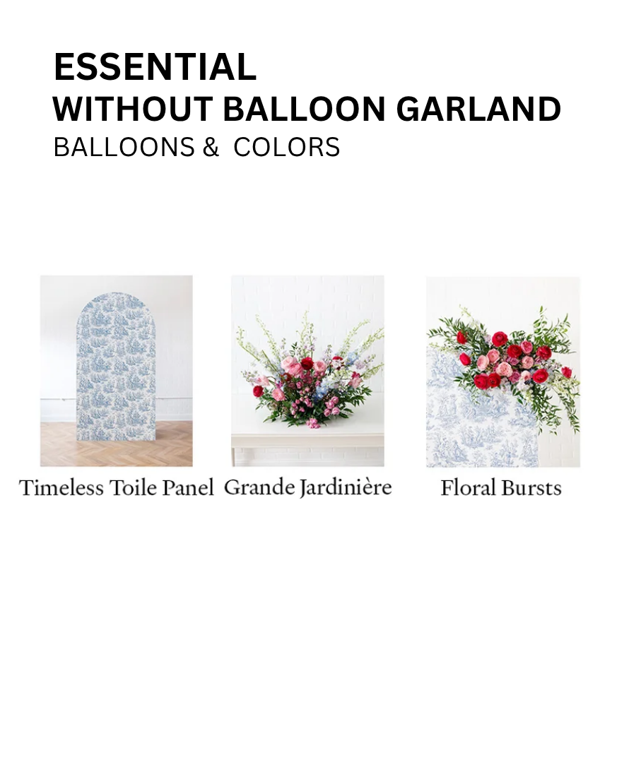 Without Balloon Garland Essential