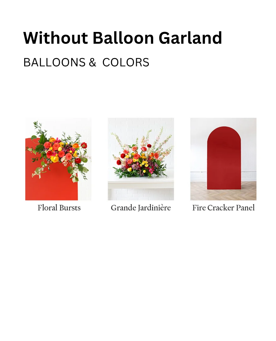 Without Balloon Garland Essential