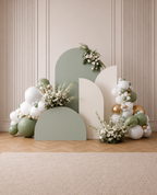 With Balloon Garland Luxe 