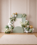 With Balloon Garland Luxe