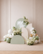 With Balloon Garland Luxe