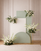 Without Balloon Garland Luxe
