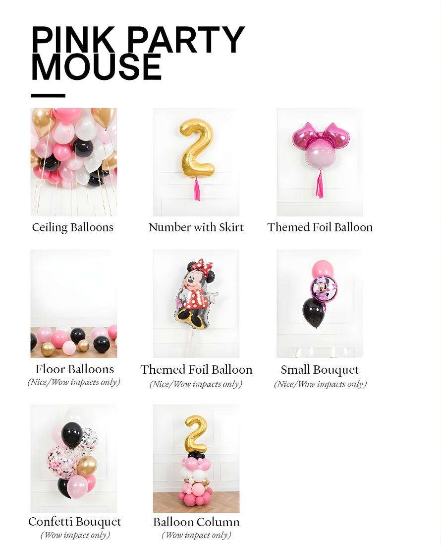 Pink Party Mouse